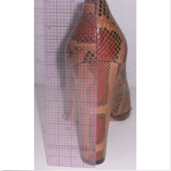 Valentino Python Snake Soul Rockstud Pump Heel 40 - Picture 6 of 9